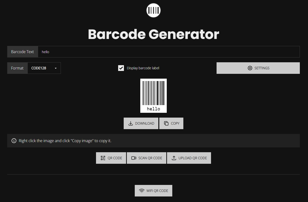 Barcode Generator